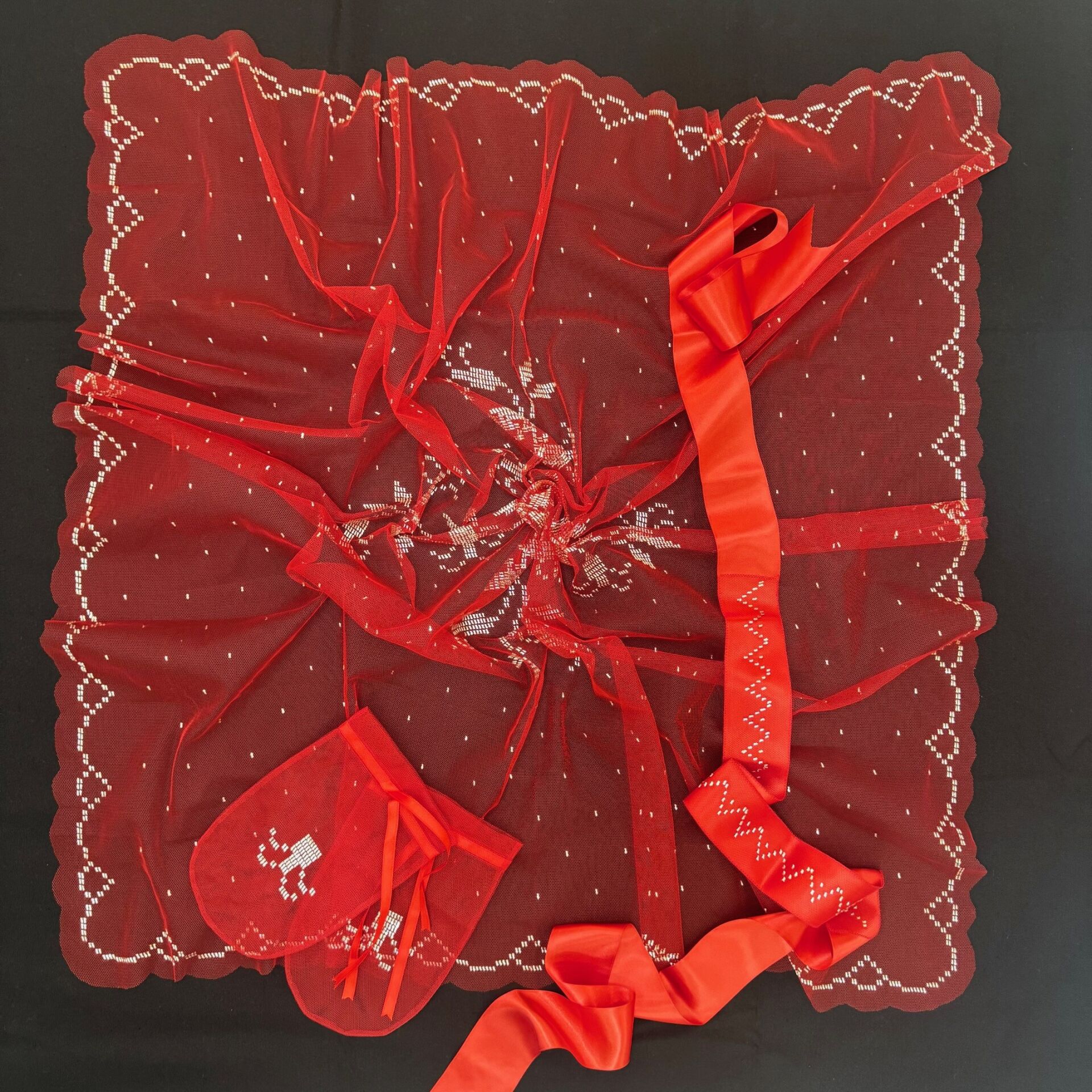 Tel Kırma Kına/Duvak Seti