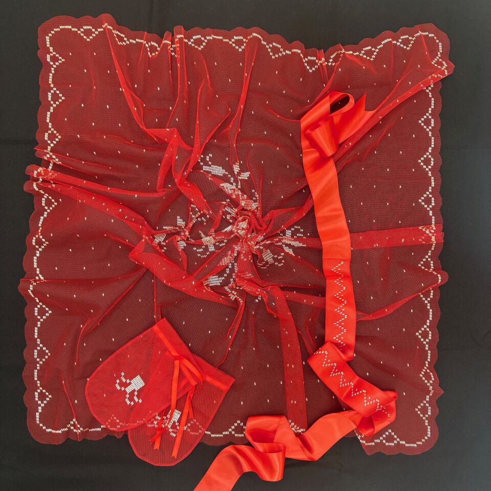 Tel Kırma Kına/Duvak Seti