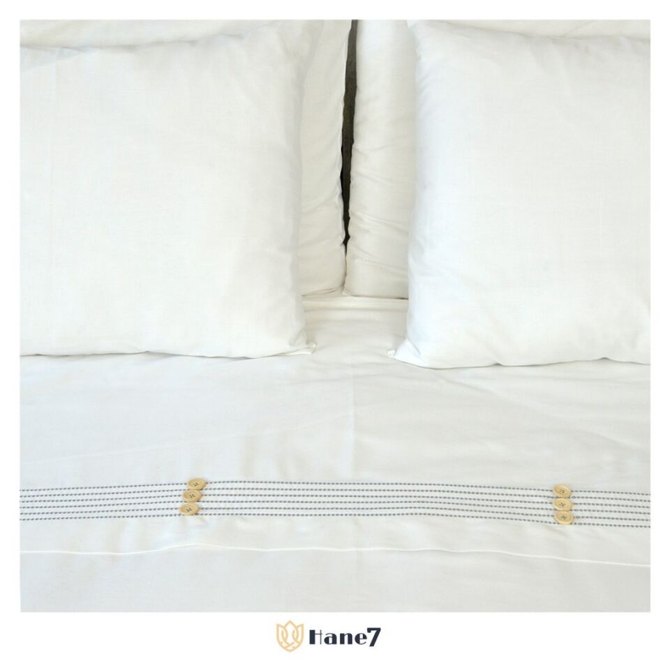 Su Yolu Nevresim Takımı Gri