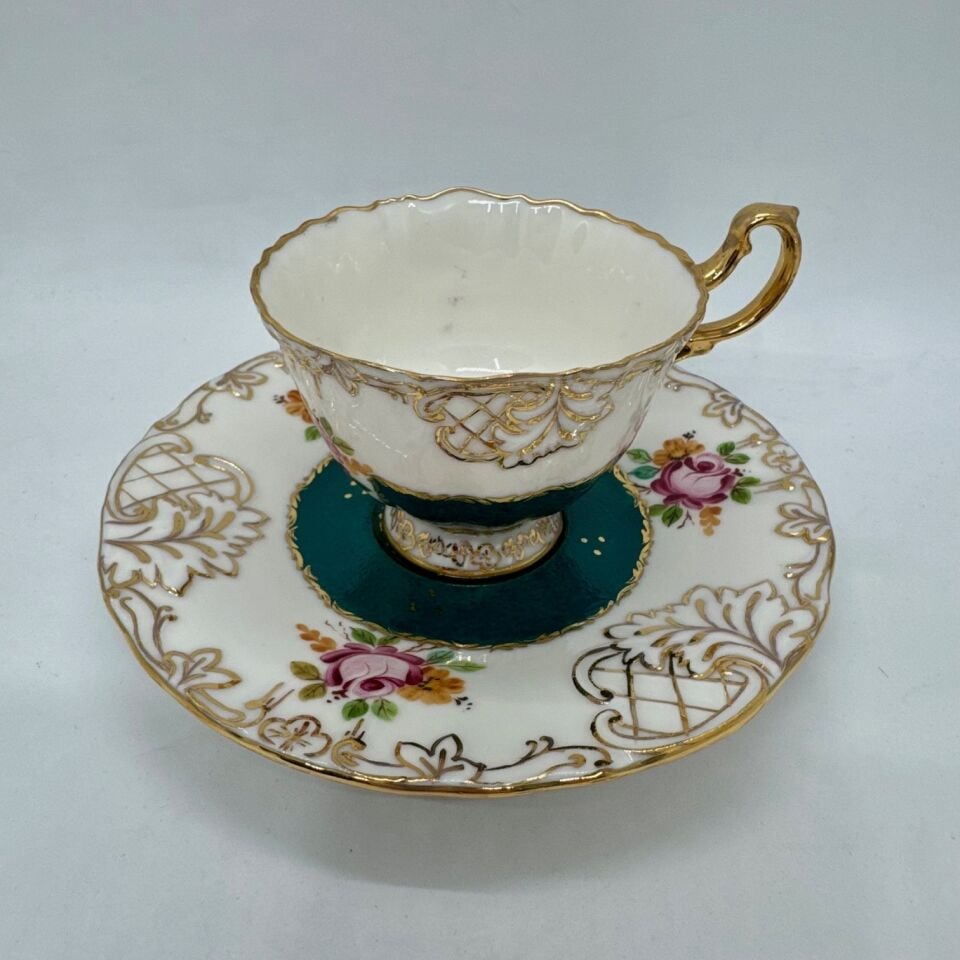 El Boyaması Süreyya Fincan Zümrüt