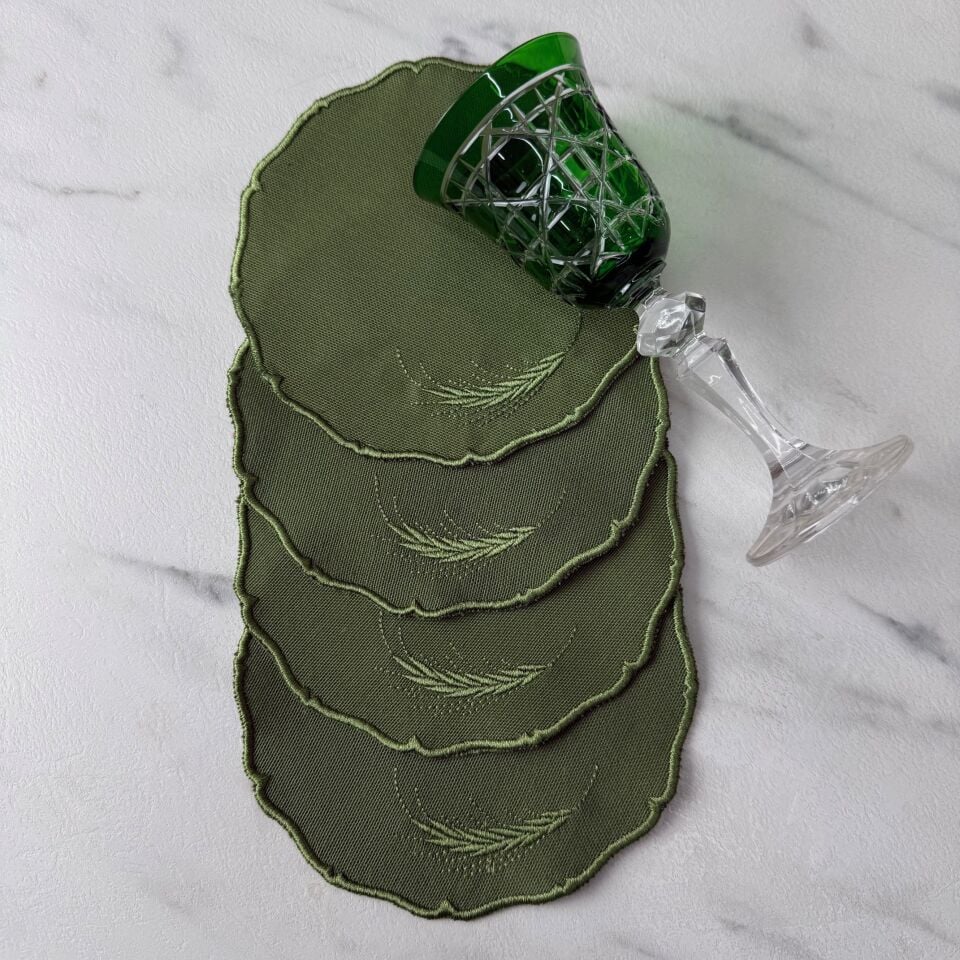 Buğday Nakışlı 4'lü Kokteyl Peçete