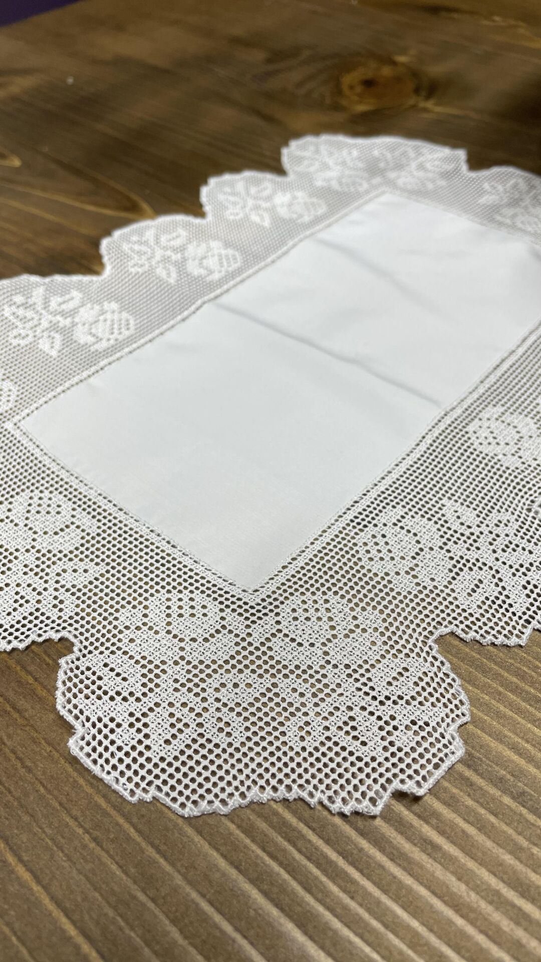 File İşi Tepsi Örtüsü