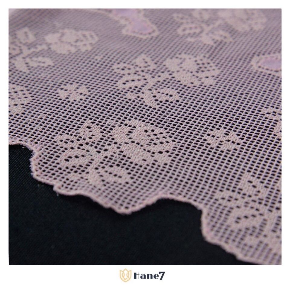 File İşi Pembe Başörtü