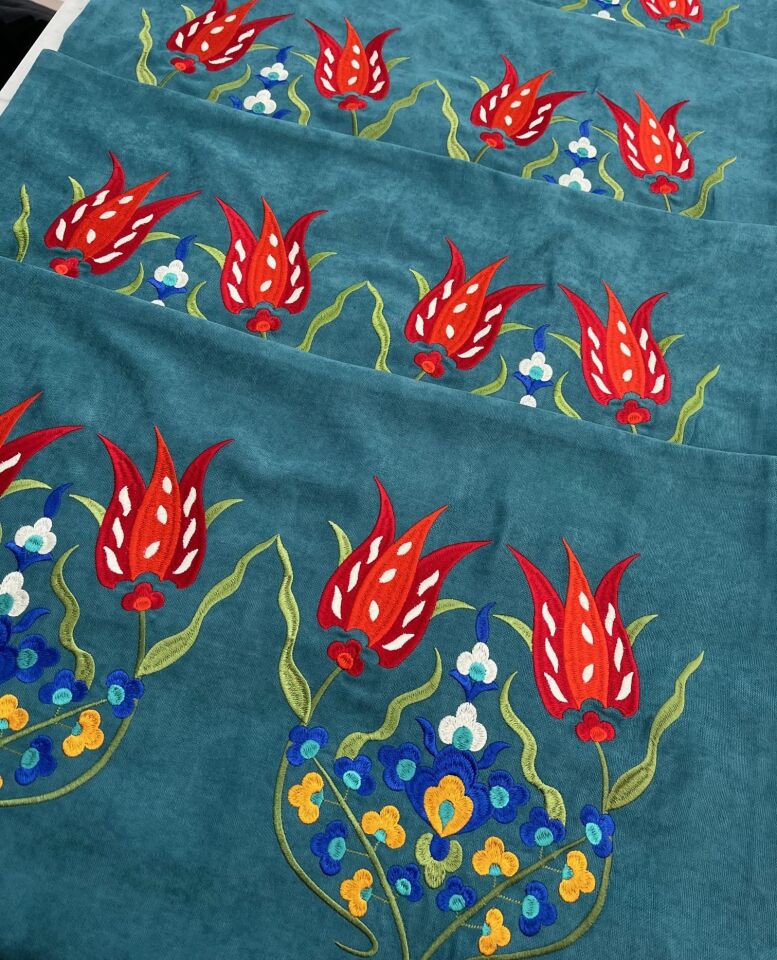 Lalezar Dikdörtgen Kırlent Kılıfı