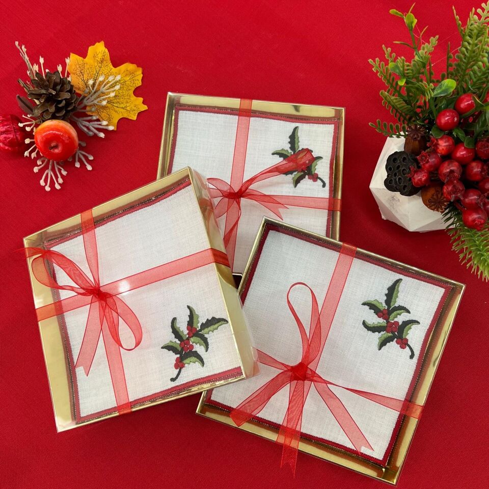 Kokina Desenli Kokteyl Peçete