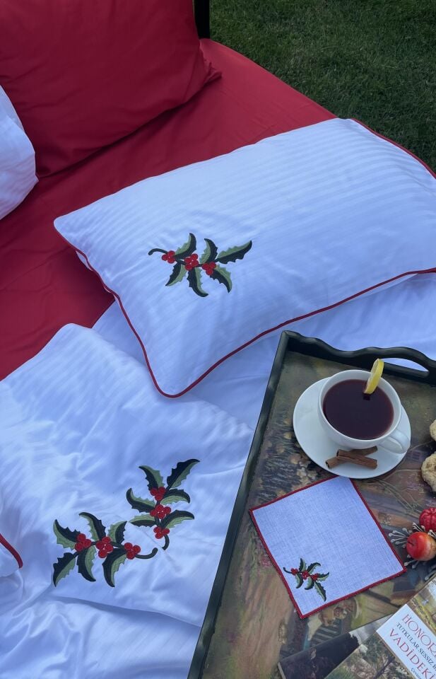 Kokina Nakışlı Nevresim Takımı