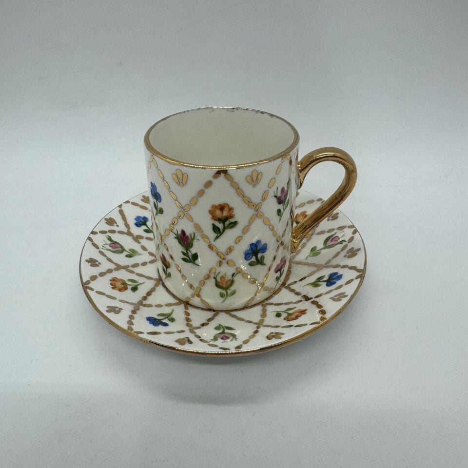 El Boyaması Mine Fincan