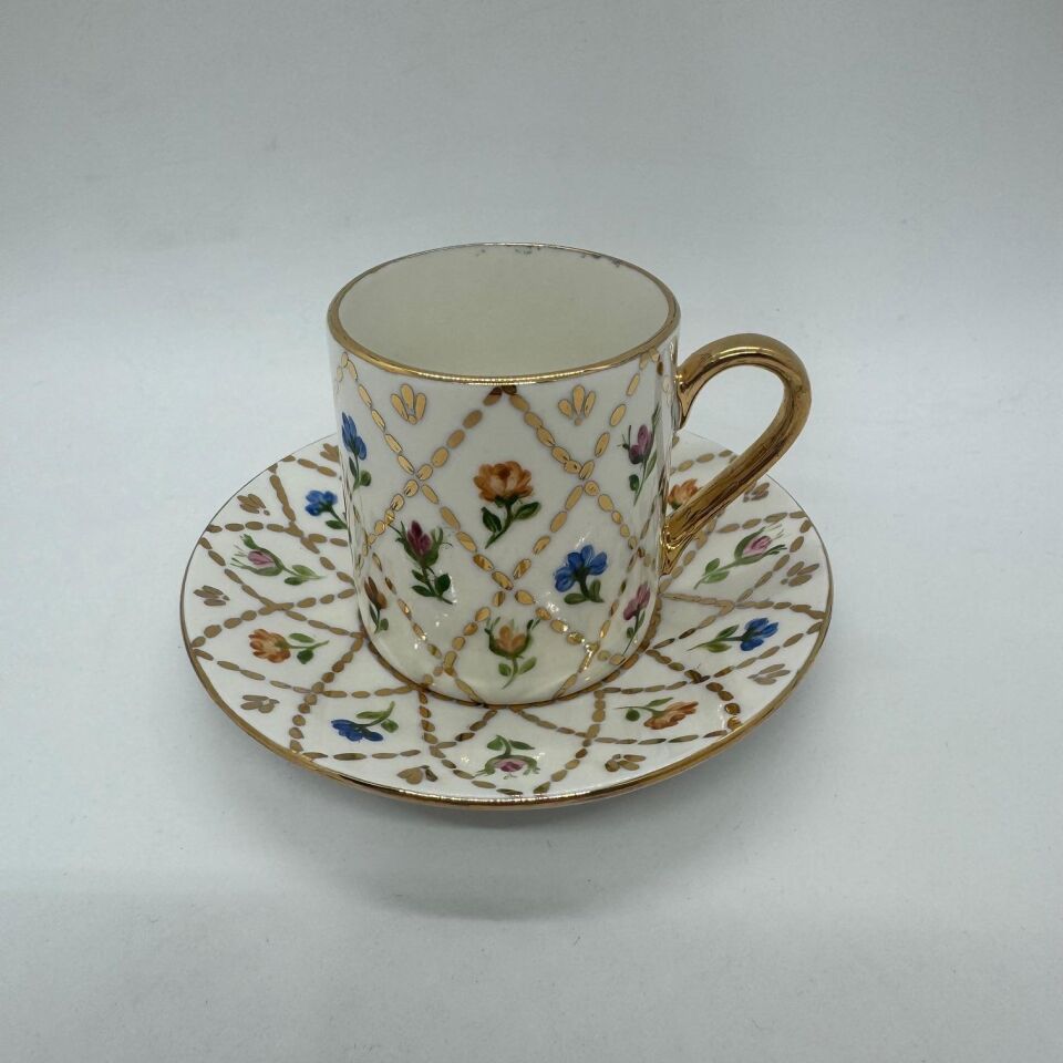 El Boyaması Mine Fincan