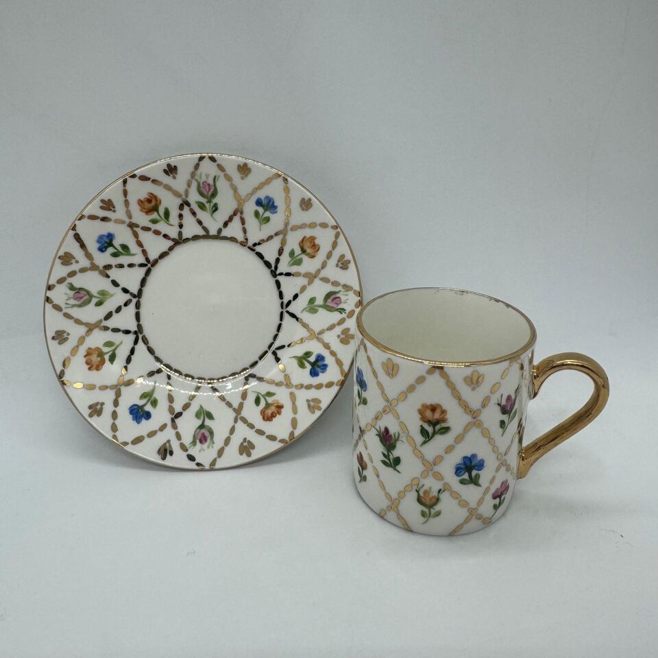 El Boyaması Mine Fincan