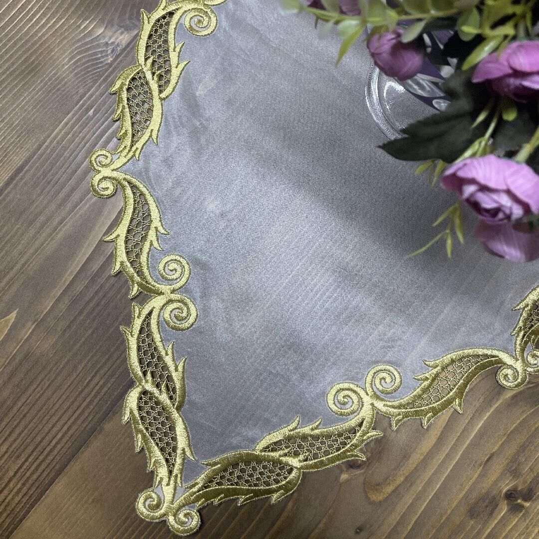 Maraş İşi İpek Masa/Konsol Örtüsü