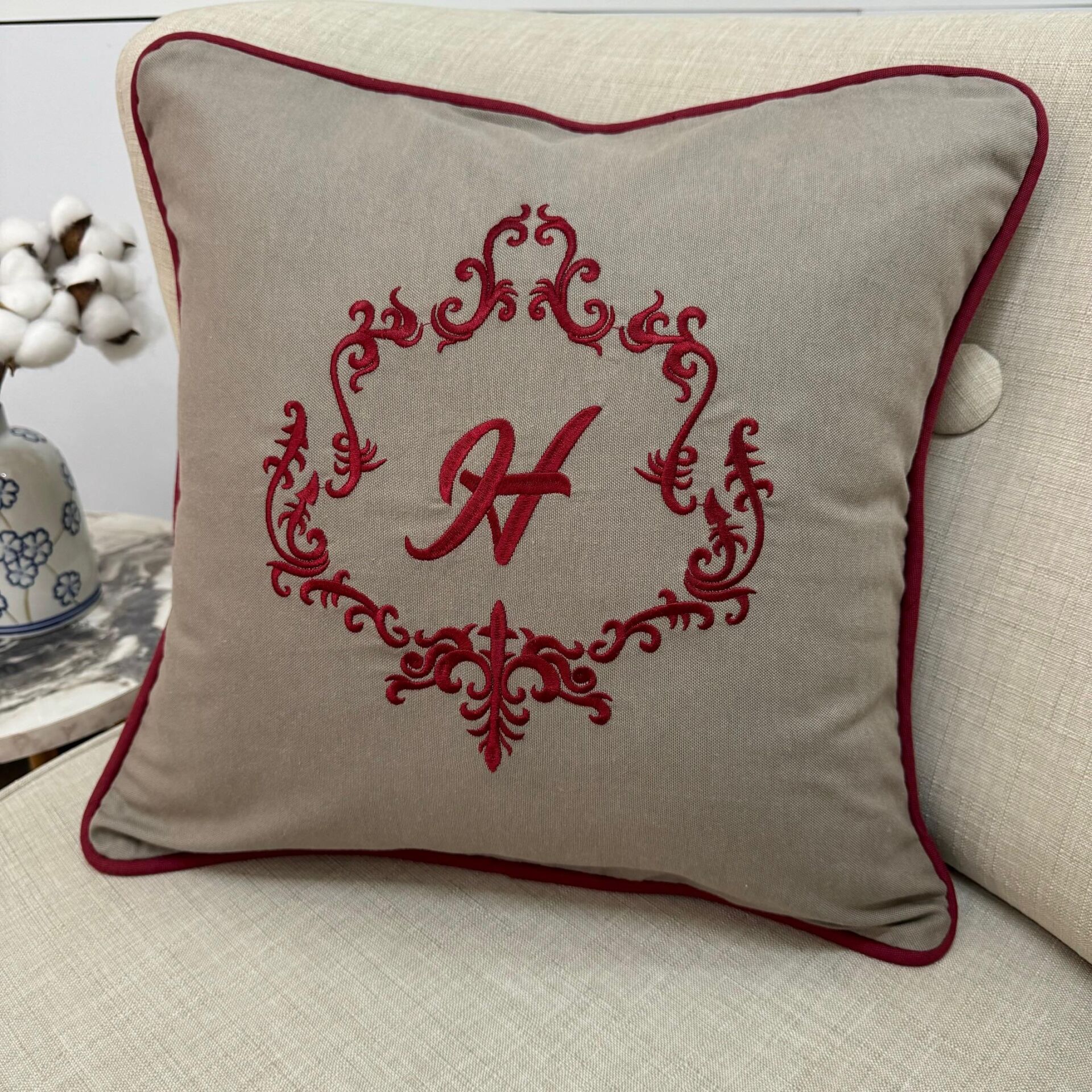 Kişiselleştirilşmiş Özel Sipariş Kırlent Kılıfı