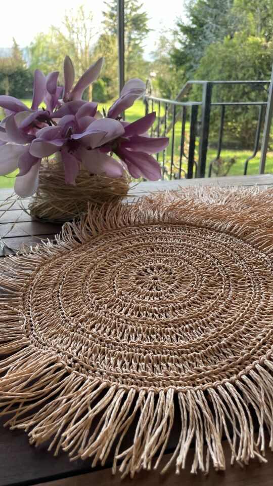 Tığ İşi Saçaklı 6'lı Supla