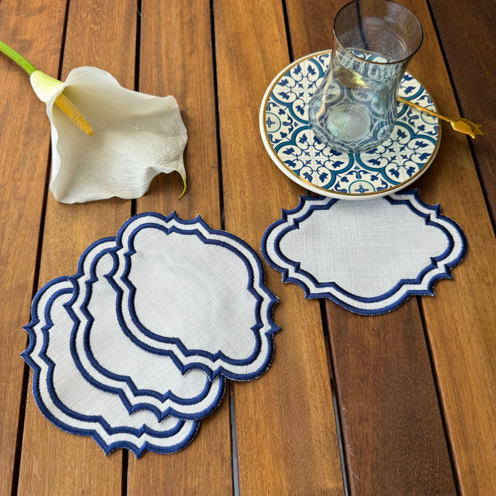 Mira Lacivert 4'lü Kokteyl Peçete