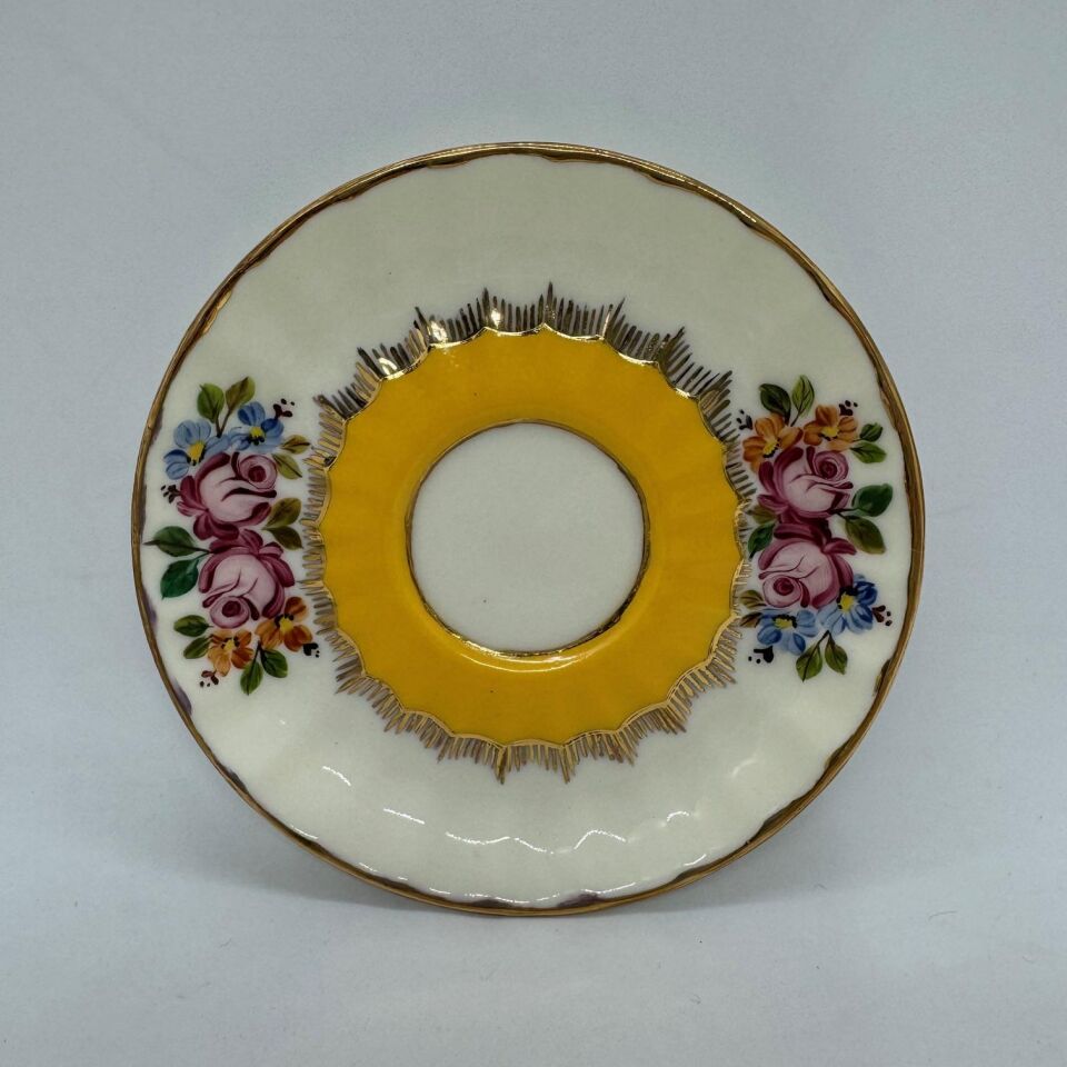 El Boyaması Melike Fincan Sarı